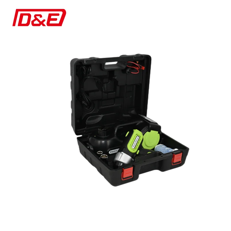 SEESII 5 Ton Hydraulic Car Jack Kit - 12V Electric Jack With Impact Wrench & Air Pump, Lifts 6.1-17.7 Inches For SUV/Truck/Sedan Repair (SJ3 Pro)