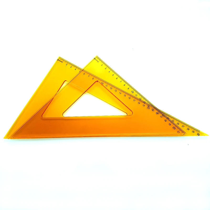 Triangle Ruler Square Set 30/60 and 45/90 Degrees 2-Piece Set for Rulers Category