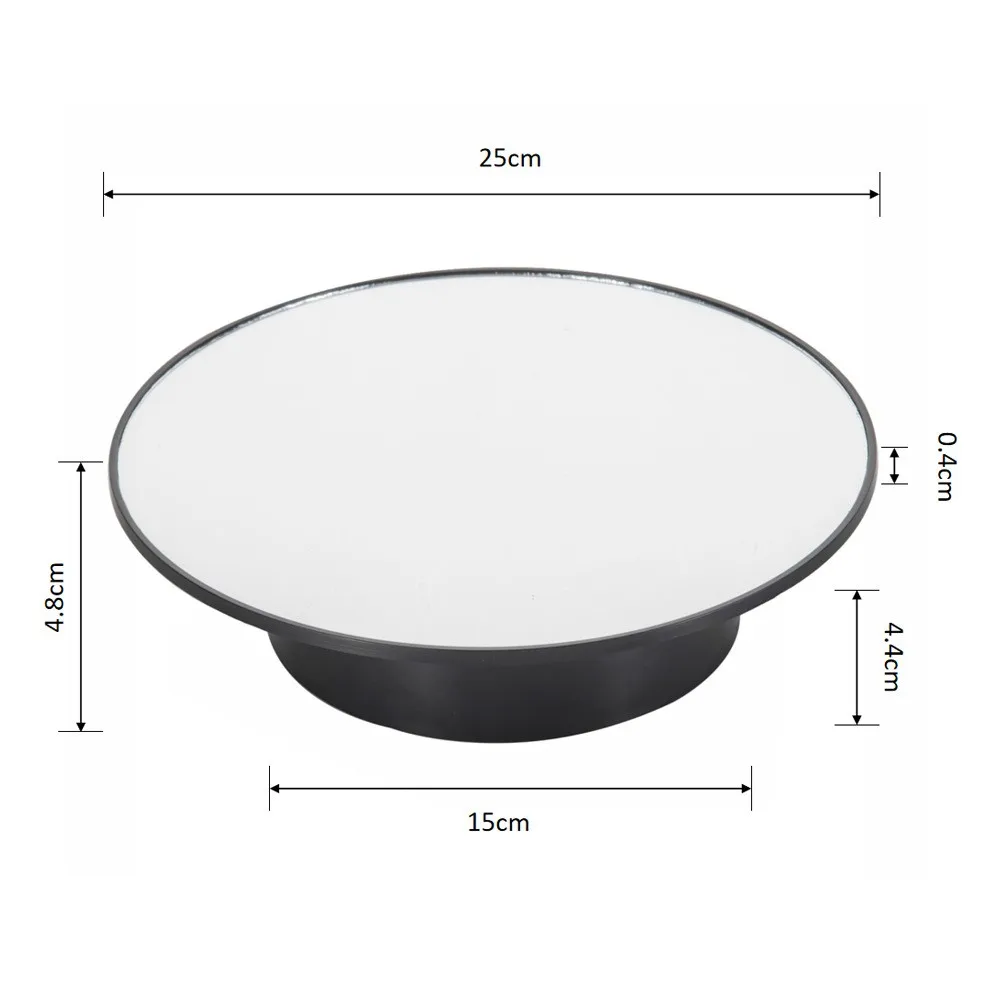 Hot 25CM 360 Degree Rotating Display Rack Watch Jewelry Cosmetics Electrical Showcase Turntable for Photography Display Stand
