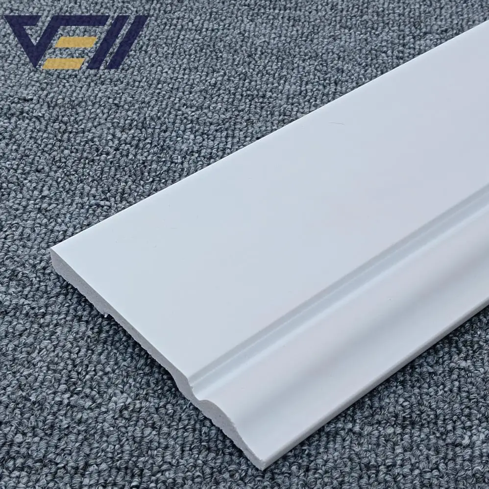 Factory Polystyrene Ps Skirting Board&plastic Wall Eco-friendly Moulding&pvc Foam Cornice Led Skirting Board