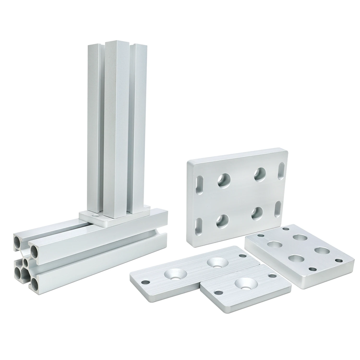 4040 Aluminum Profile Right Angle Connection Plate 3030 Conversion Fixing Plate 2020 Inner Docking Reinforcement Plate Cutting