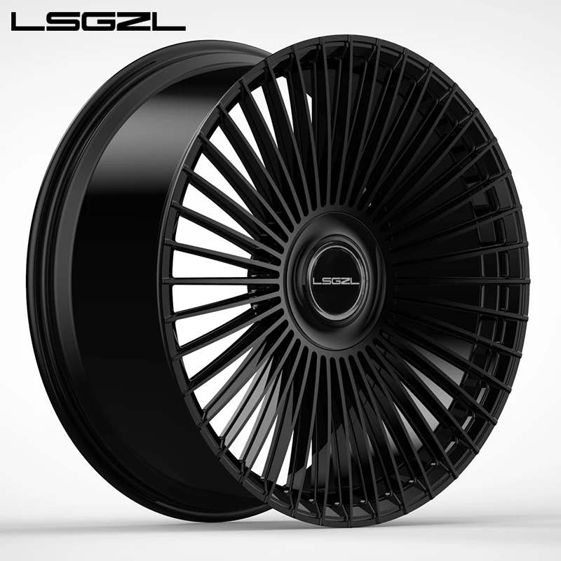 Custom Whells Forged Multiple Spokes Car Alloy Rim Wheel 16 17 18 19 20 21 22 24 26 Inch 5x114.3