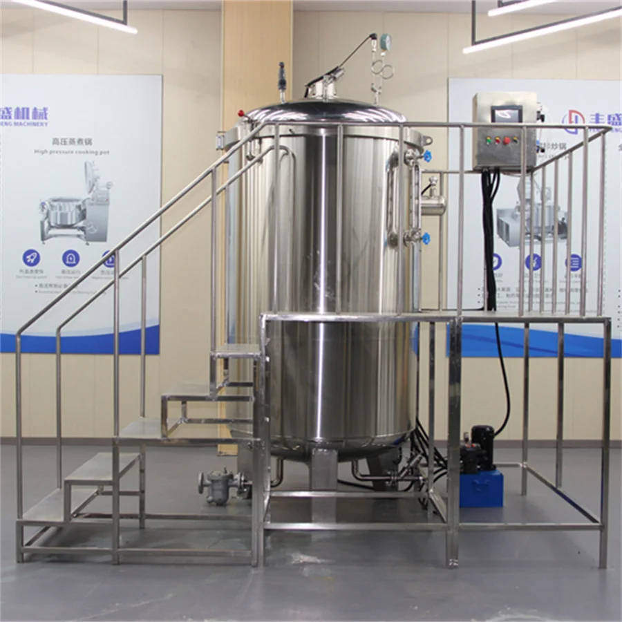Automatic Vertical Retort Machine for Meat Canned Food Steam Sterilization Equipment New Used for Restaurant Farm Industries
