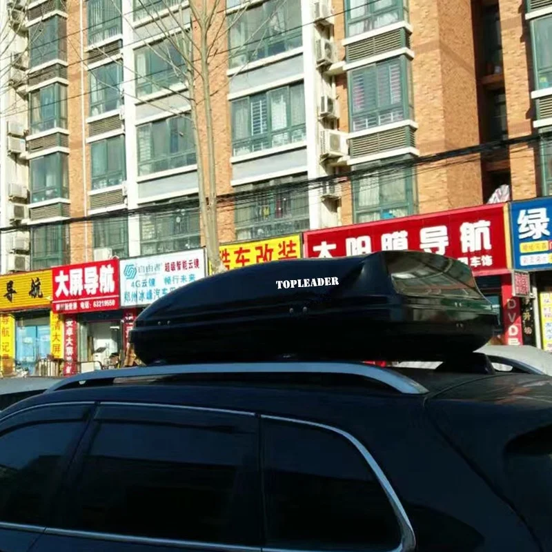 のリスクと カールーフボックスsuvルーフボックスカールーフトップボックスカスタムプラスチック400lブラックoem自動車色重量素材オリジン