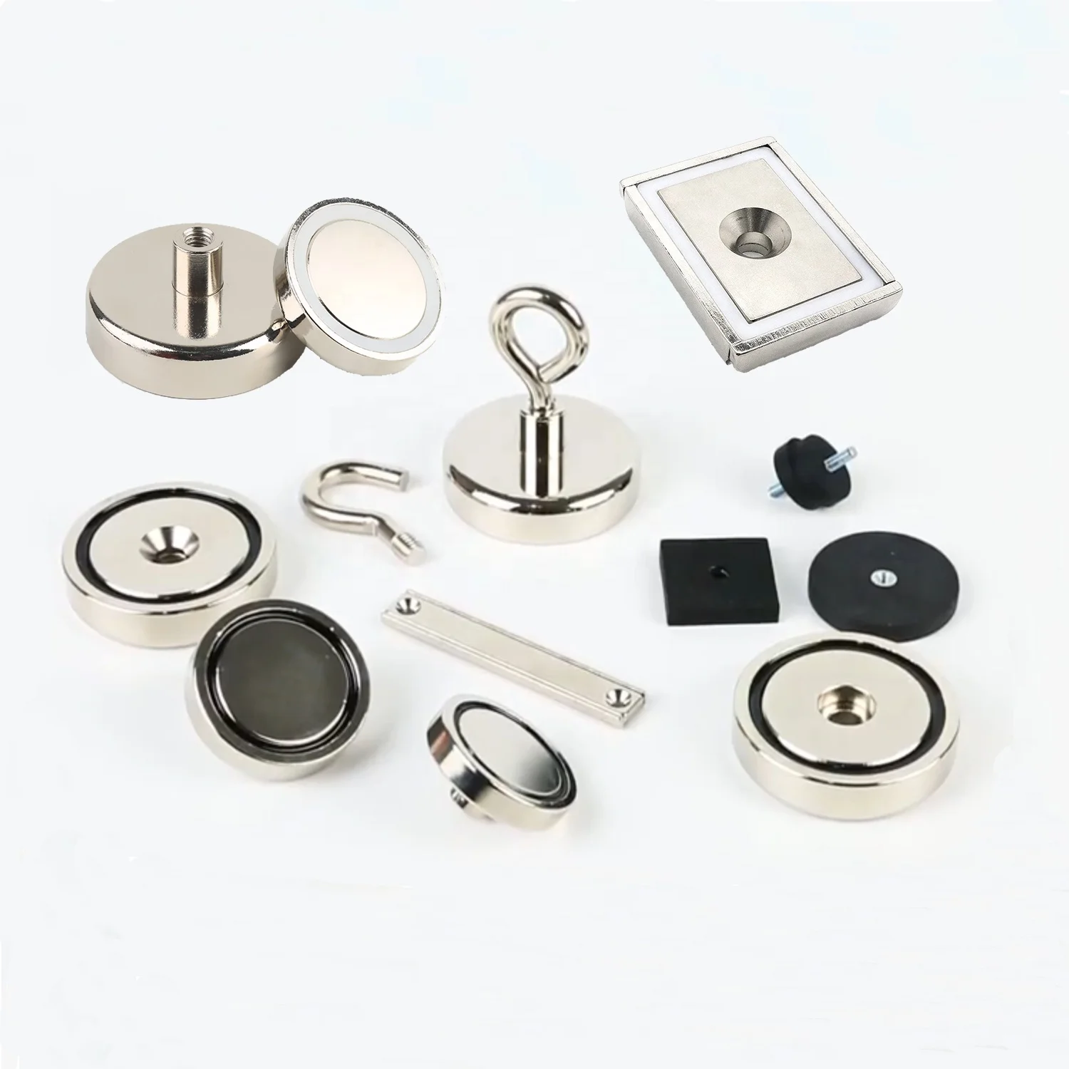 Оптовая продажа хорошая цена неодимовый магнит плоский неглубокий NdFeb ИЛИ ферритовый с монтажным отверстием