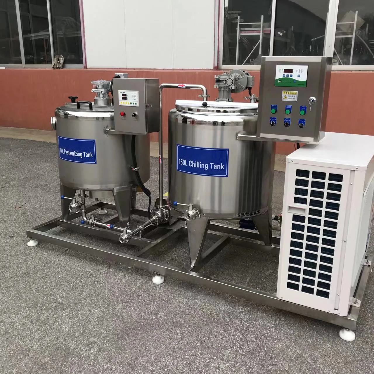 High Quality Small Scale 200l 250 L 300l 100l Sterilizer Milk Pasteurization Machine for Sale