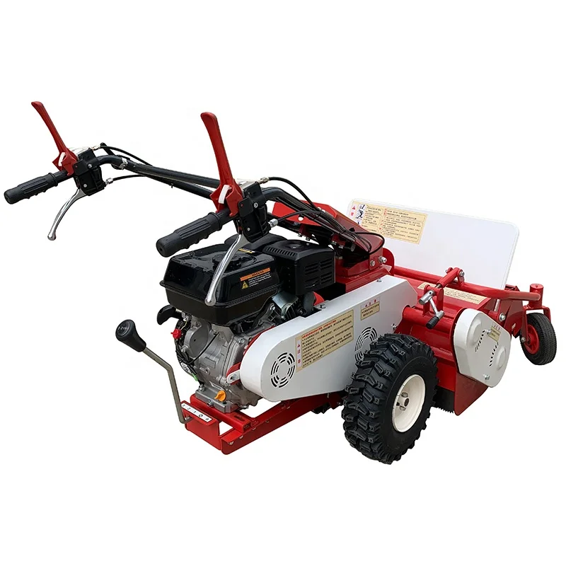 High Quality Cost Effective Walking Behind Petrol Crawler Stand on zero Turn Riding Mower for Weed Brushwood and Hard Grass