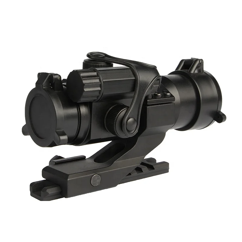 MZJ Optics Tactical Scope 1X32 M2 Red Green Dot Reflex Sight with Cantilever Mount Hunting Red Dot Sight Scope