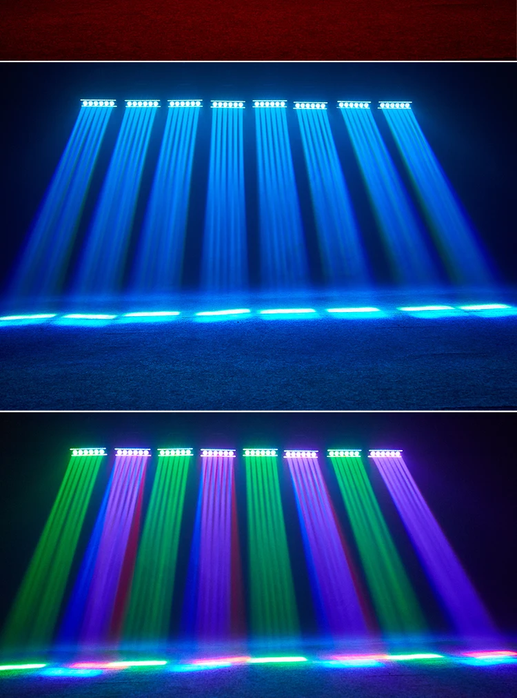 6*20W RGBW LED Moving Head Beam Bar Stage Light for DJ Disco Party Dance Club and Dance Floor