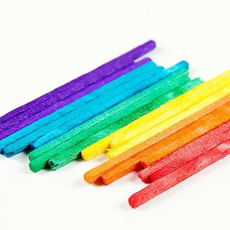 
50mmX2MMX2MM деревянные цветные спички ремесла для игрушка 