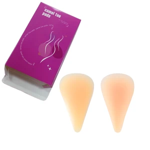 Pure Silicone Invisible Drop Shape Waterproof Breathable Adhesive Camel Toe Concealer Pads 3 Colors Seamless Hider Guard Cover