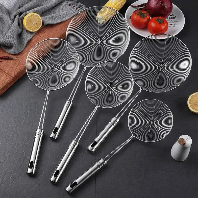 CO-FOUR® 2x Setaccio da cucina in acciaio inox - setaccio pasta