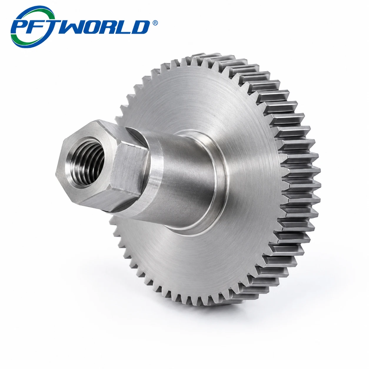 Custom Spur Gear Shaft Made to Drawing for Industrial Machinery Power Transmission and OEM Drive System Components