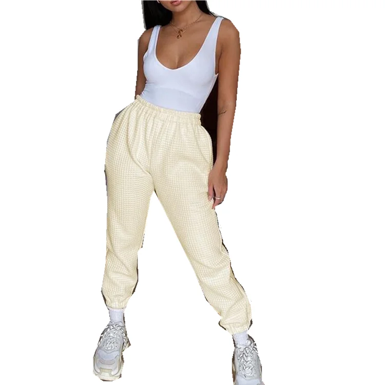 Pantalones De Chándal Deportivos Para Mujer,Diseño Simple,Lavable,Color  Blanco - Buy De Carga Pantalones De Chándal,Corte Recto Pantalones De  Chándal,Deporte Pantalones De Las Mujeres Product on Alibaba.com