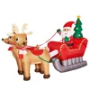 Santa with Reindeers