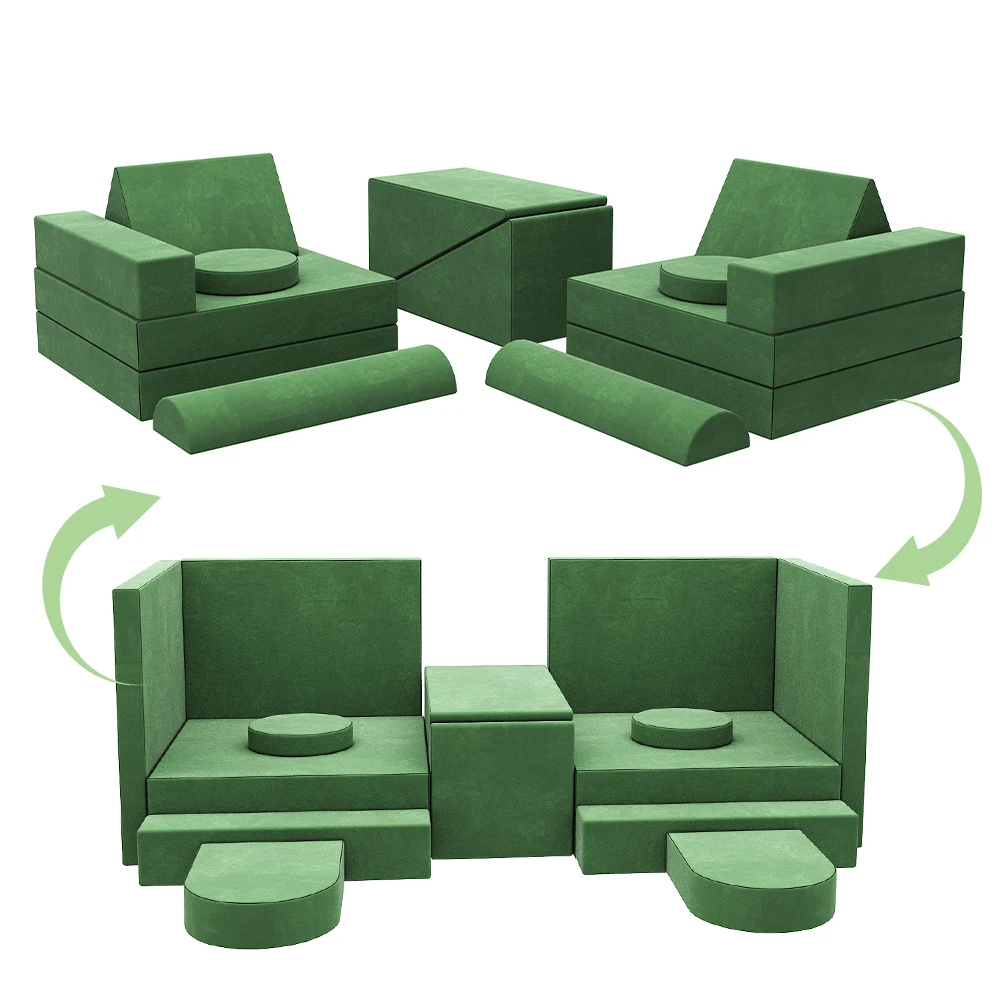 Foam Kids Sofa Cushion Soft Play Furniture For Children's Indoor