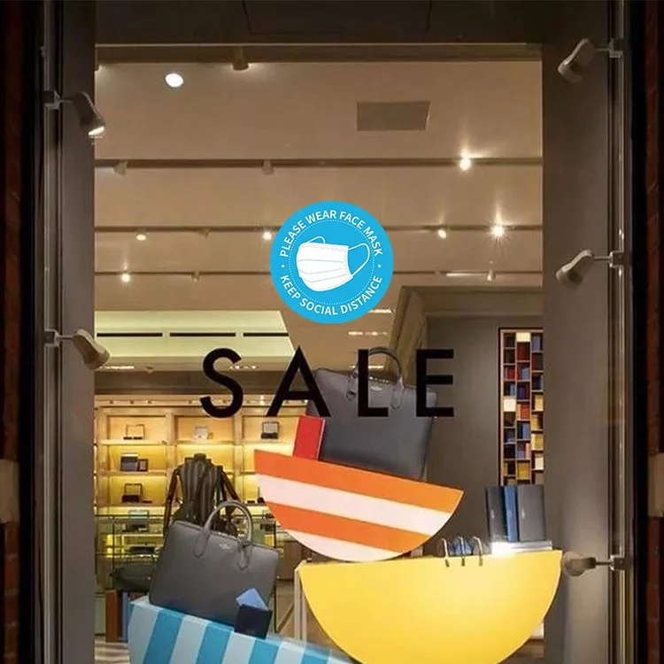 Двусторонняя пожалуйста носите лицевая часть защитный колпак знак виниловая 8