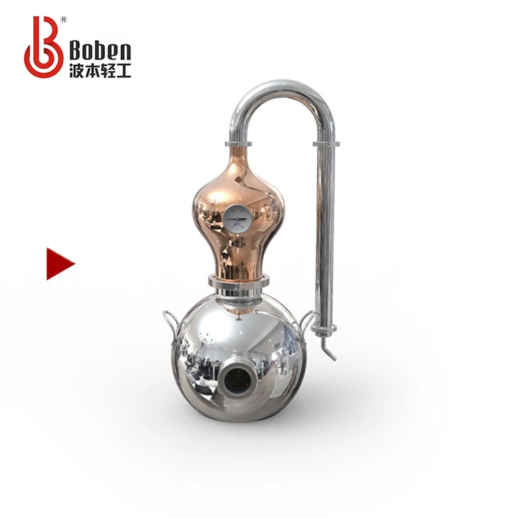Home Use Mini Distillation Equipment for Alcohol Distillery Vodka & Rum Making Machine for Beverage & Wine Production