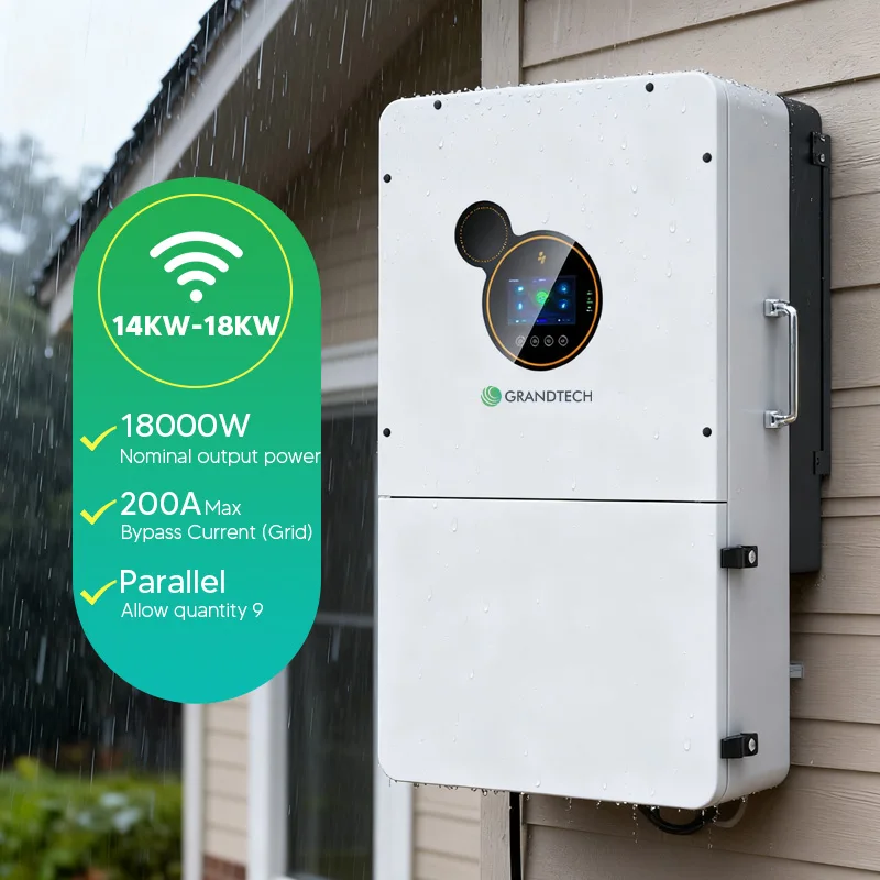 Srne 14kW 18kw 16kw Pure Sine Wave Hybrid Solar Inverter Three MPPT 120V PV Voltage Single Phase 48V Solar Inverter 18KW