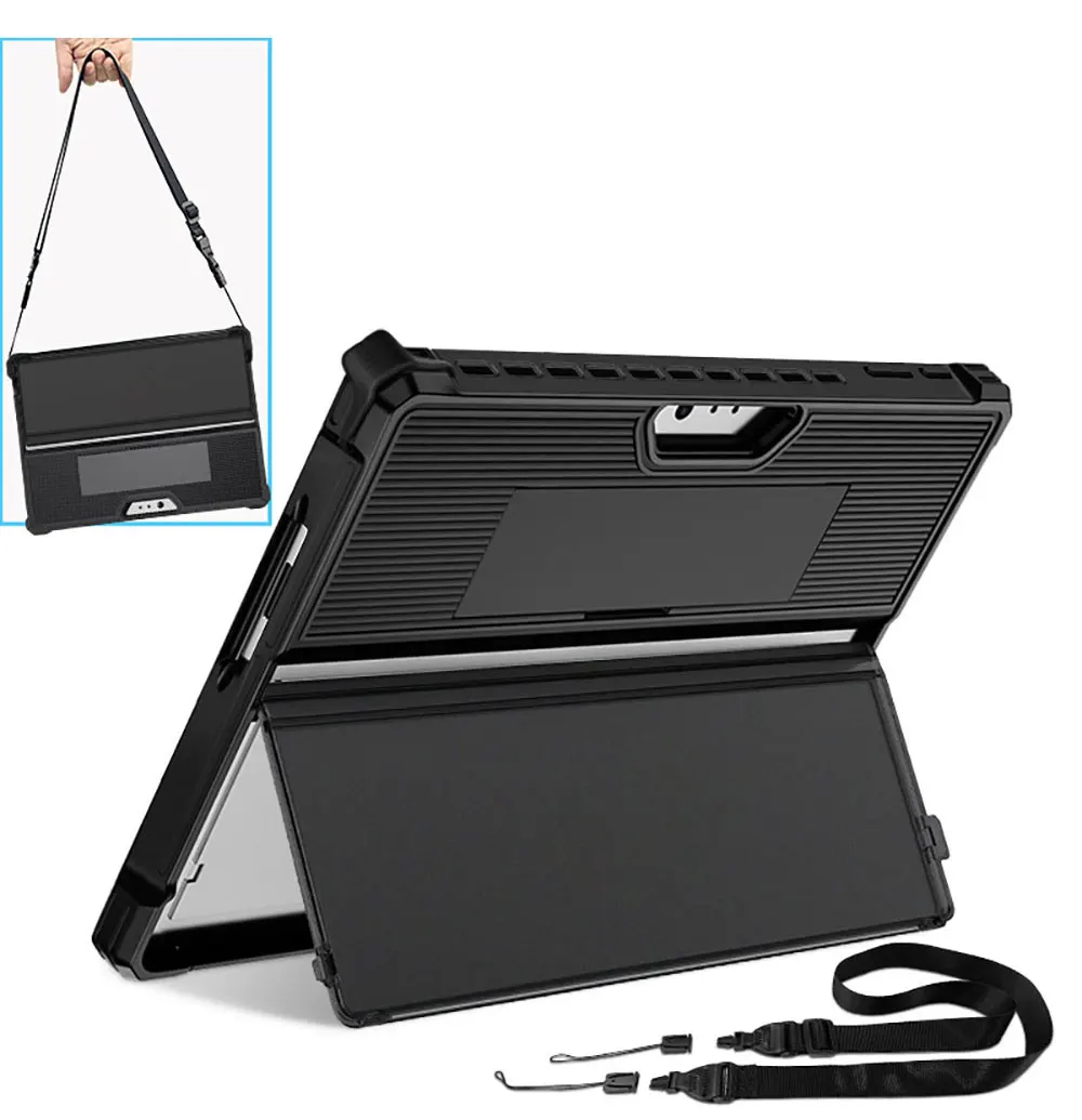 Business Tablet Cases For Microsoft Surface Pro 10 9 8 7 6 5 Go 4 3 2 With Holder Plate Shoulder Strap Protective Pbk189 Laudtec factory