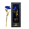 Black boxed blue rose
