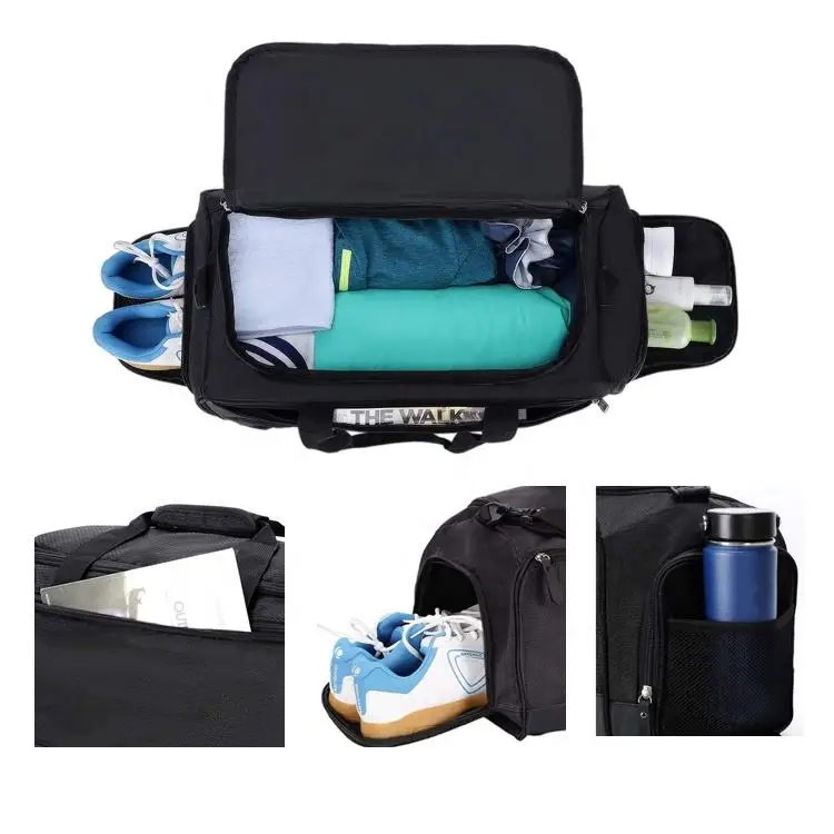 Waterproof Large Capacity Heavy Duty Gym Bag Shoe Compartment Travel