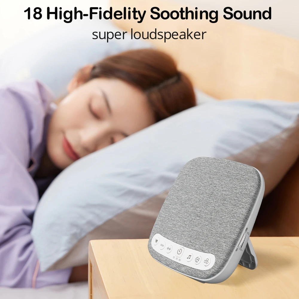 Innovation Products 2024 Baby White Noise Machine Top Grade Wrap Cloth Memory Card Audio Player for Home Use