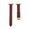 Angora red + rose gold buckle