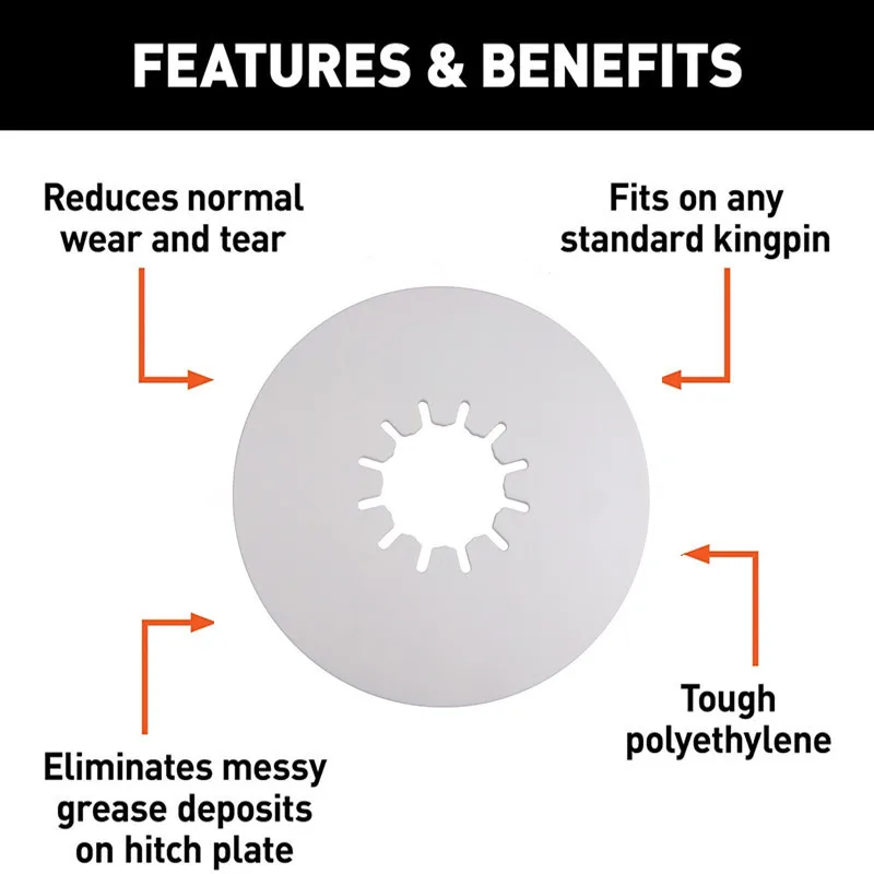 10inch Diameter 5th Wheel Hitch Lube Plate Buy Wheel Plate,Wheel