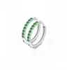 Silver Green CZ