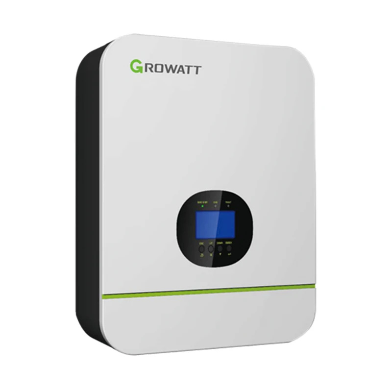 Growatt 3kw 5kw single phase Solar Pv Inverter With 80amp Mppt Inside Spf 3000tl spf 5000tl  Lvm