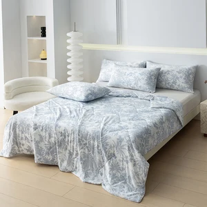 Hot Sale Nylon Spandex Fabric Strong Cooling Weighted Blanket Digital Print Cooling Quilt