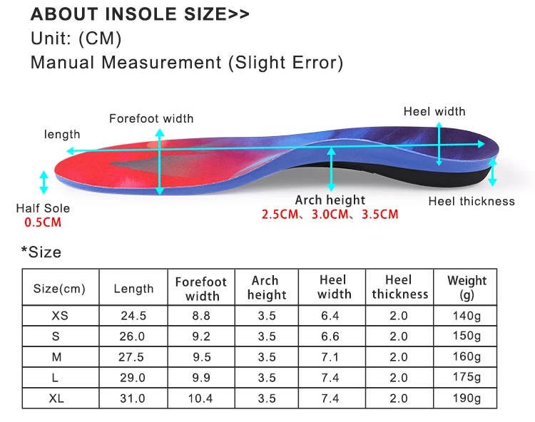 product joghn unisex orthotic insole factory made arch wire orthodontic semelle orthopdique flat foot arch support posture corrector-41