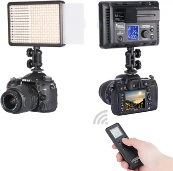 Neewer 308C LED Video Light and Stand Lighting Kit - 380 Pieces Dimmable LED Panel with Wireless Remote Control and 6.5 Feet product image
