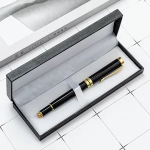 High Quality Custom Logo Pen Gift Box Luxury Business PU Leather Pen Packaging Made of Durable Paper