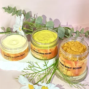 LOW MOQ High Quality Skincare Body Cream Glowing Glutathione Glowing Cream Body Care Set with Your logo