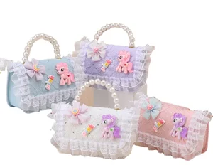 MQATZ Party Waterproof Eva Mini Diy Shoulder Sling Bags Girls Satchel Bag Kid Purse for Children Birthday Gift