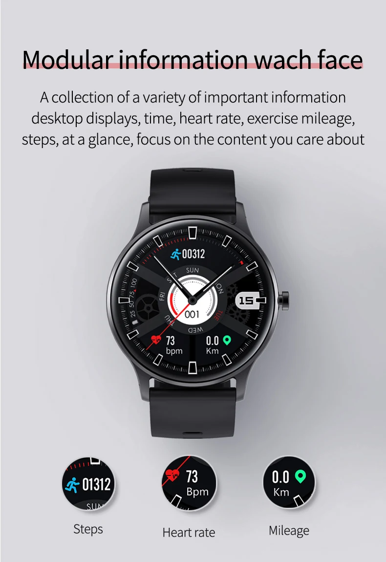 Reloj Smartwatch S33 Round Shape Women Heart Rate Monitor Call Message Reminder Smart Watch Gloryfit Apps (4).jpg