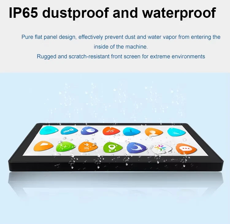 Bolinia 11.6 Inch Android Industrial Tablet IPS HD PCAP RK3288/3399 IP65 Touch Screen IP65 Win OS Industrial All in One Panel PC