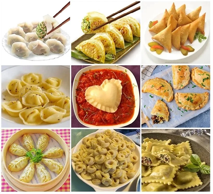 Samosa Making Machine Automatic Samosa Machine a Raviolis Curry Puff Making Machine