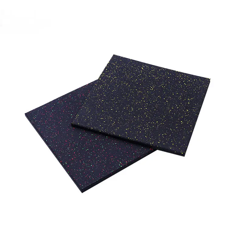EPDM Rubber Flooring Interlock Colorful Fleck Rubber Gym Mat