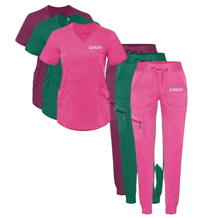 Custom Scrub Sets Jogger Medical Nurse Scrub Set Uniform - China Nurse  Scrubs and Hospital Uniforms price