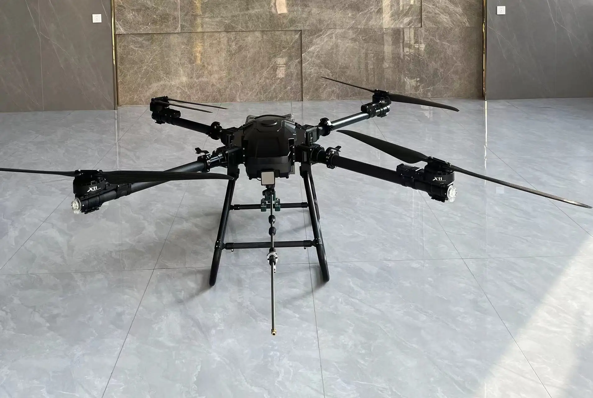 Remote Control Cleaning Drone Window Cleaning Drone for Building Home Wall Cleaning Use with Water Hose and Water Pump