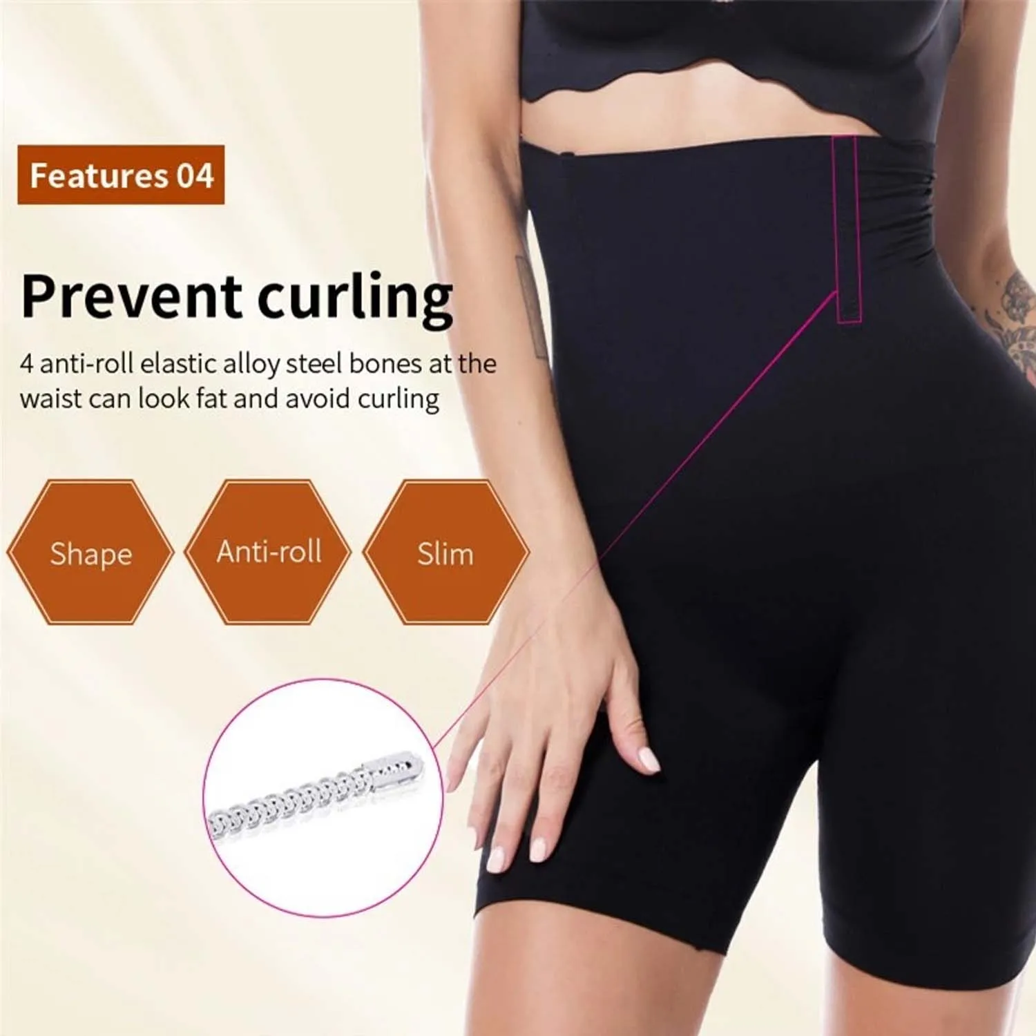 Factory Wholesale High Waist Body Shaping Hip Lift Leg Girdle Pants