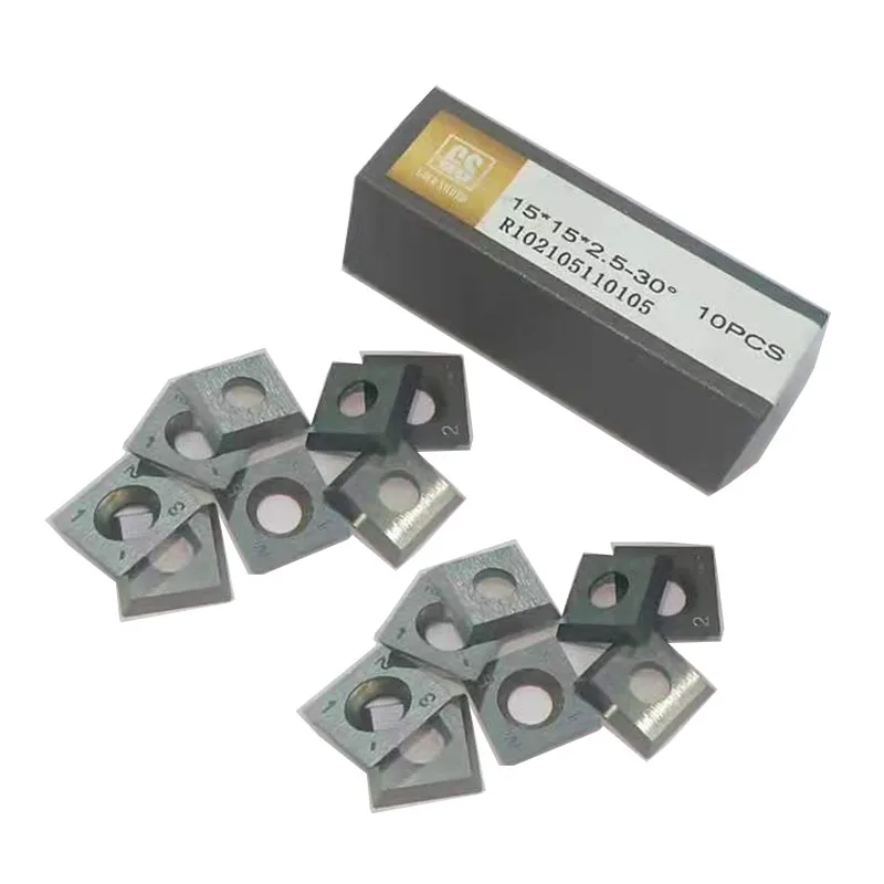 DiamondCut Woodworking Carbide Indexable Inserts Turning Cutter Blades for Hard Wood