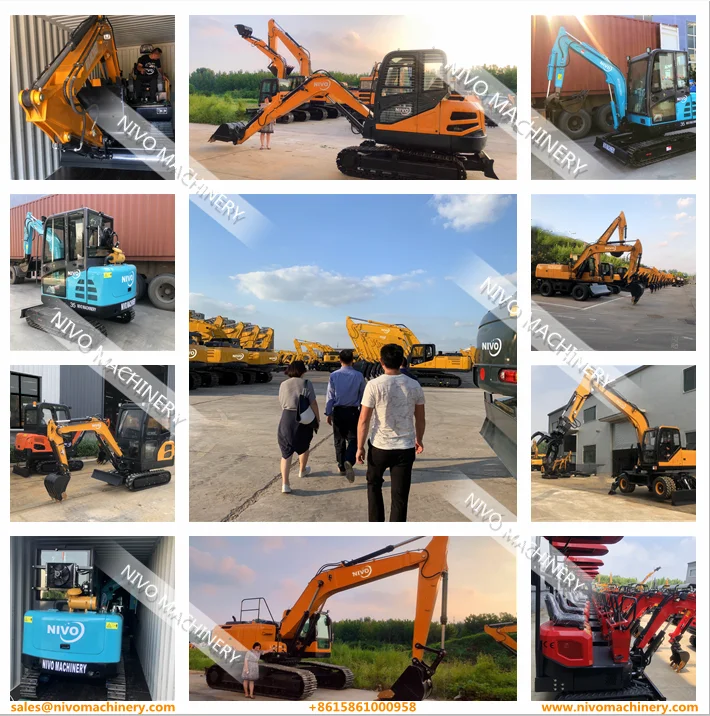 NIVO NV301C 1ton Mini Remote Control Trench Double Drum Vibratory 200kg to 40ton Optional Road Roller Compactor Machine or Parts