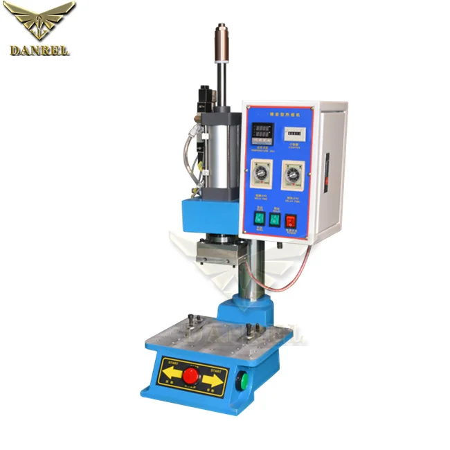 Semiautomatic Heat Stack Plastic Assembly Ultrasonic Thermal Press Hot Welding Portable Plastic Heat Staking Machine