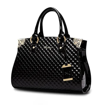 Bags women Patent Leather Handbags Designer Totes Purse Satchels Shoulder bag Fashion Embossed Top Handle Bags