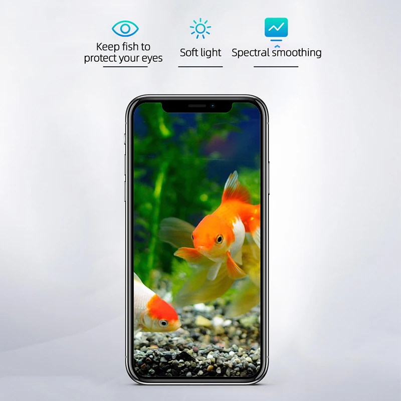Smart Freshwater Planted Spectrum High Frequency with Battery 12-55 Inch Led Aquarium Light WRGB Luminous with Controller
