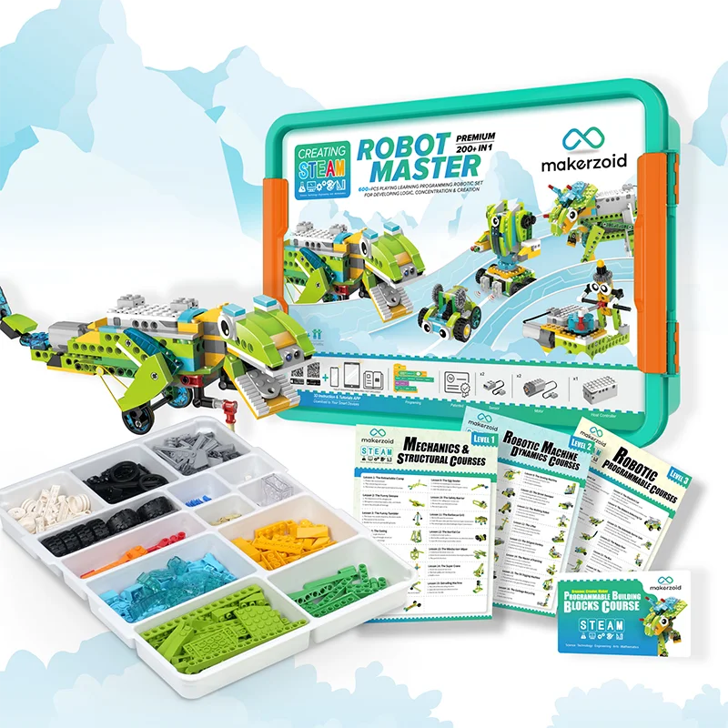 Coding Toy Makerzoid Ev3 Professional Manufacturer Robot Master Programming Robot Building Bricks Stem Educational Toys Wedo 2.0